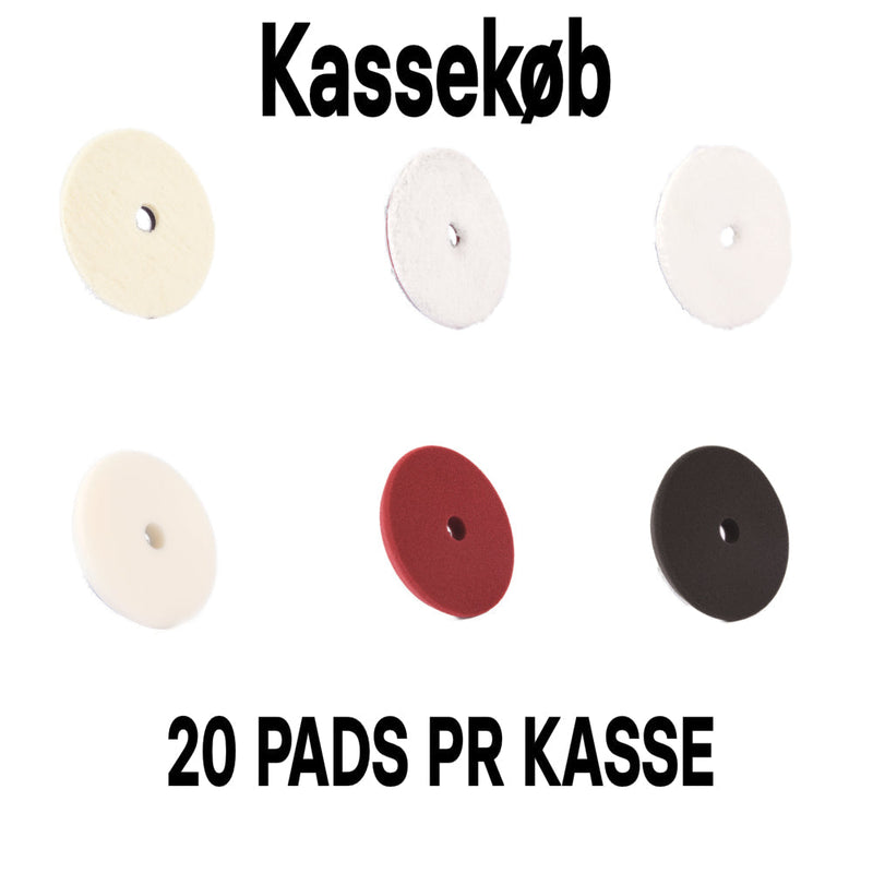 Auto Glanz 6" (160 mm) Pads (Kasseköp)