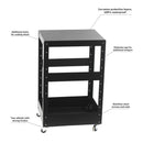 Poka Premium Wheel Stand Detailing Trolley